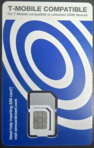 Simple Mobile (T-MOBILE COMPATIBLE) 25 Pack 4G/5G Triple SIM Card - FREE SHIPPING